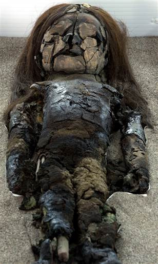 Một xác ướp trẻ em khác cũng thuộc về tộc người Chinchorro.