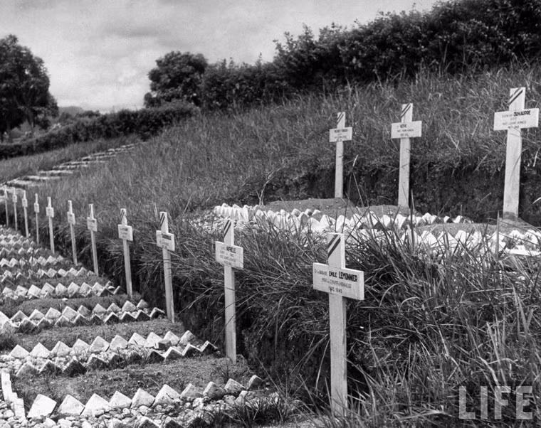 Nghĩa trang chôn 600 quân Pháp bị lính Nhật giết hại trong xung đột ở Đông Dương thời gian Chiến tranh thế giới II.