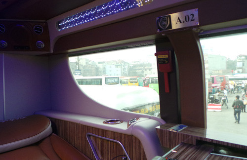 Bên trong khoang Vip của chiếc xe ngót nghét 7 tỷ đồng.