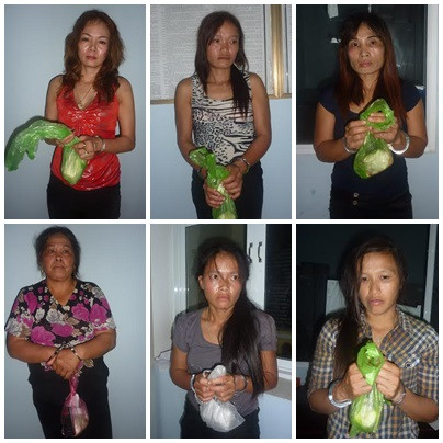 Các đối tượng trong vụ án.