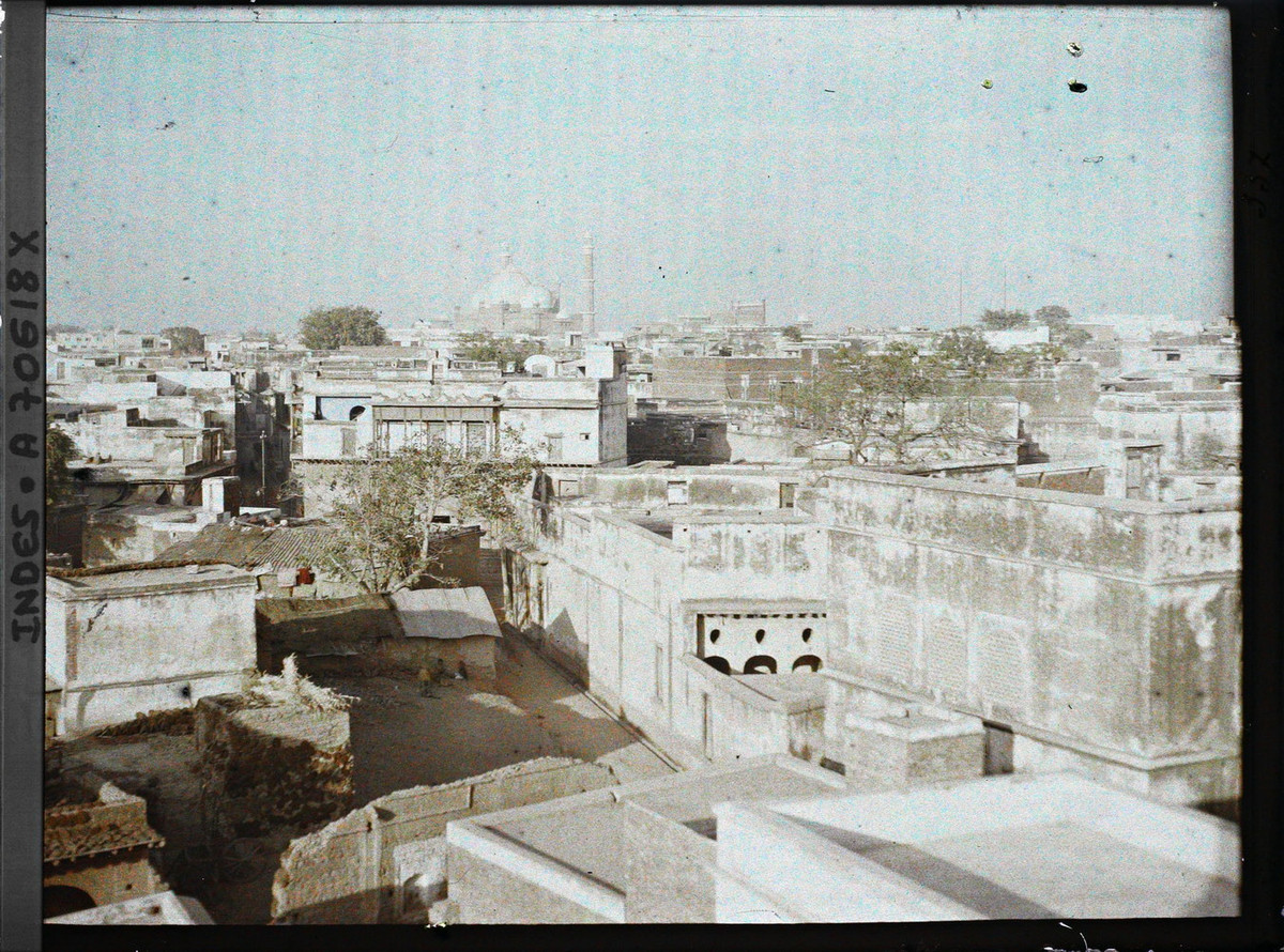 Một góc thành phố Delhi năm 1914.