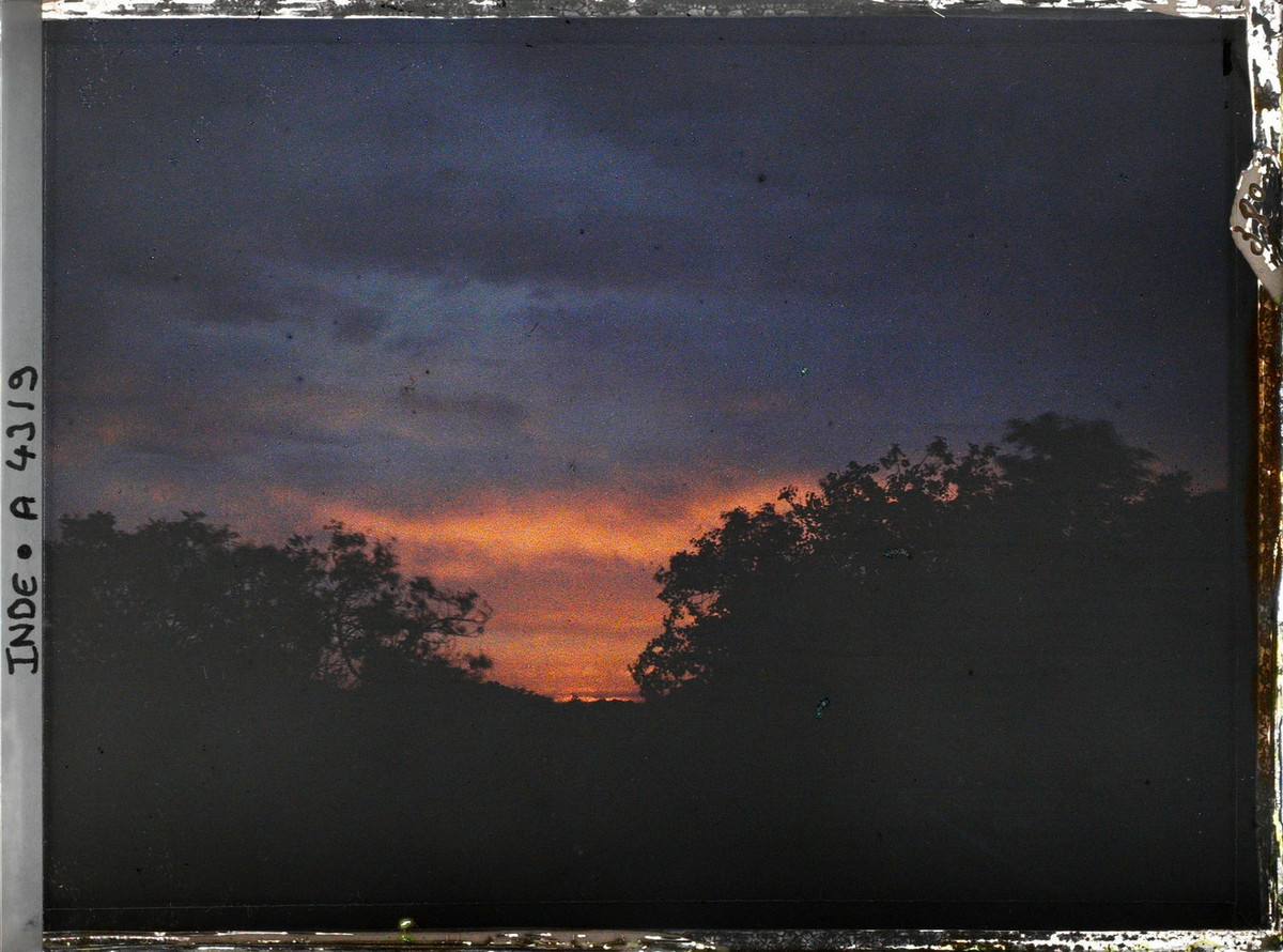 Khoảnh khắc bình minh ở Delhi.