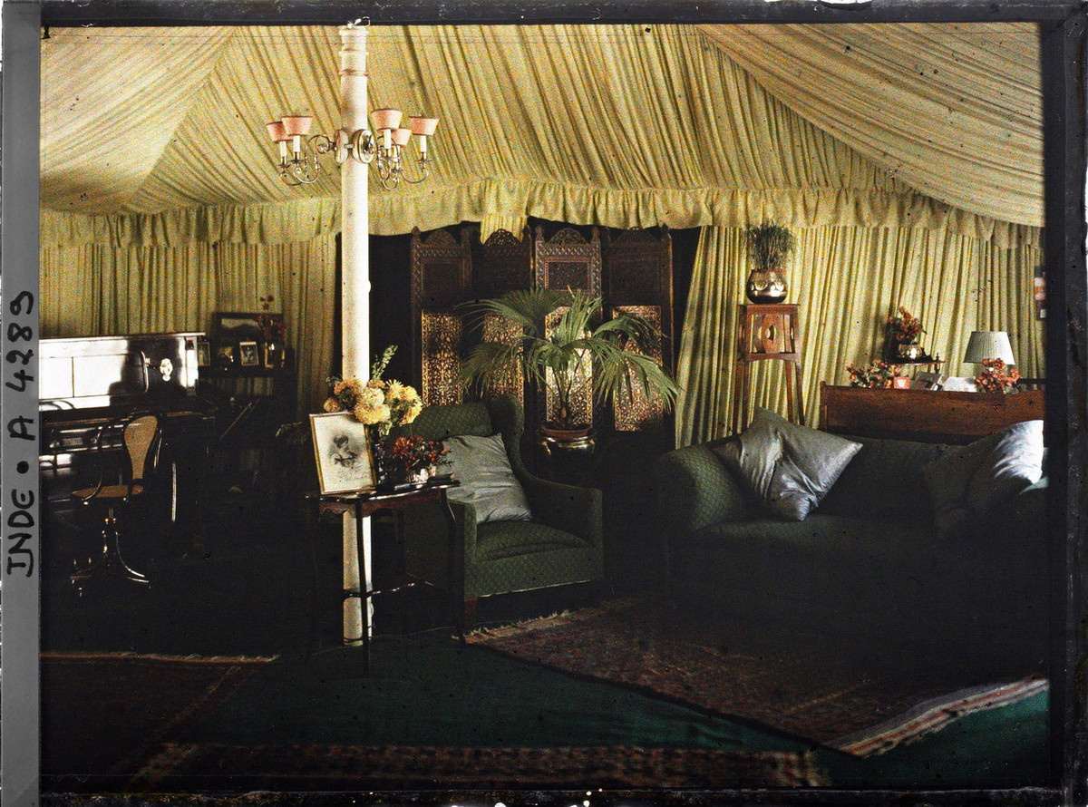 Nội thất phòng khách của bà Hailey, phu nhân của Ủy viên trưởng Delhi.