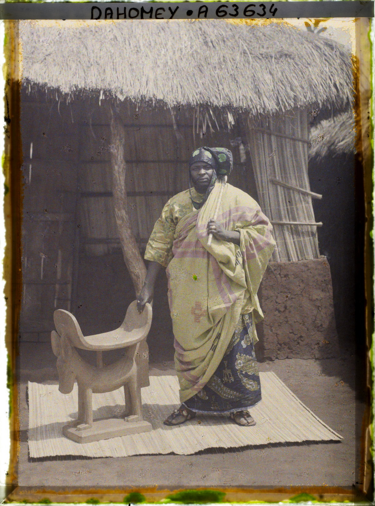 Chân dung tù trưởng Justin Aho, cháu trai của vua Béhanzin.