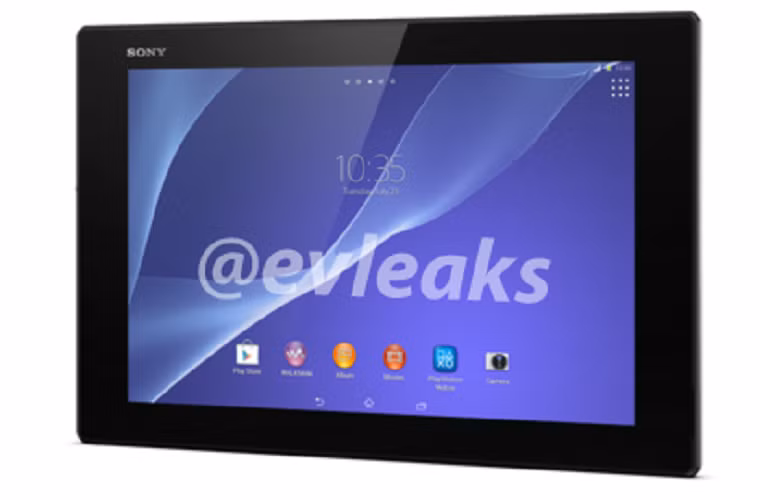 Tablet Xperia Z2 của Sony tiếp tục lộ diện. Sản phẩm sẽ có màn hình 10.1 inch với độ phân giải 1920x1200, camera sau 2megapixel. Đặc biệt, lớp vỏ chống thấm sẽ được làm mỏng hơn, chỉ dày 0.25 inch (khoảng 6.4mm) nhưng vẫn giữ được cấu hình mạnh mẽ với chip Snapdragon 2.3Ghz, 3GB RAM cùng bộ nhớ 16GB và thỏi pin 6000mAh.