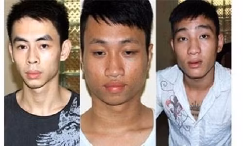 Các nghi can trong "biệt đội săn CSCĐ" bị bắt giữ.