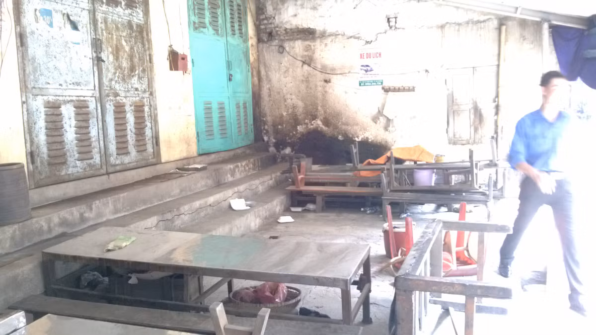 Mấy ai ngờ nơi buôn bán sầm uất nhộn nhịp nhất tỉnh Hải Dương giờ trơ trọi như thế này.