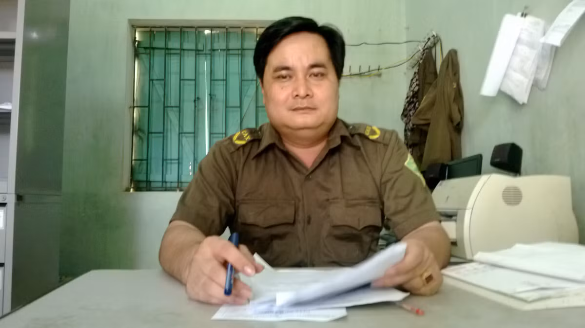 Phó trưởng CA xã Long Châu, ông Nguyễn Hữu Tuyền.