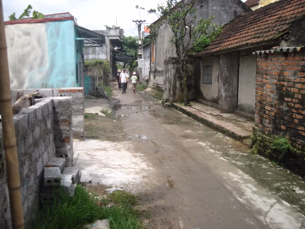 Hiện trường nơi xảy ra vụ án mạng.