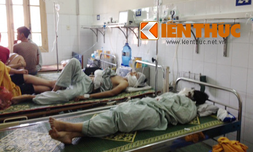 Các nạn nhân đang được điều trị tại bệnh viện Xanh Pôn.