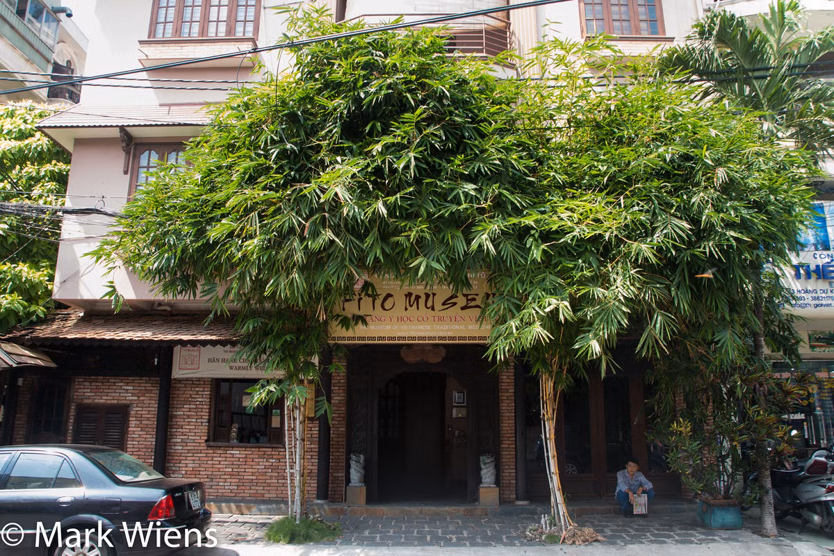  12. Bảo tàng FITO, còn gọi là Bảo tàng Y học truyền thống Việt Nam, đây là một bảo tàng tư nhân rất hấp dẫn ở TP HCM. Mark Wiens rất thích món trà thảo dược ở nơi đây và đã mua một ít về để uống. Ảnh: Mark Wiens/Theculturetrip.