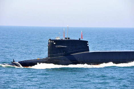 Tàu ngầm hạt nhân chiến lược của Hải quân Trung Quốc.