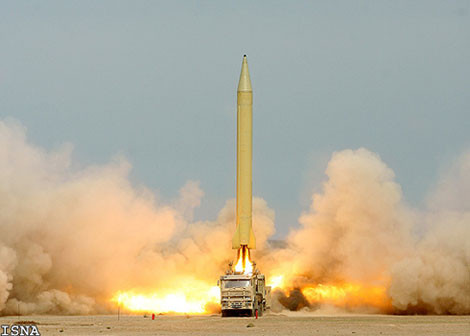 Iran phóng thử tên lửa đạn đạo tầm trung.