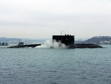 Tàu ngầm phi hạt nhân tấn công Kilo của Hải quân Nga.