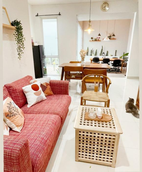 Thiet ke nha hai tang dien tich hep, bai tri noi that 