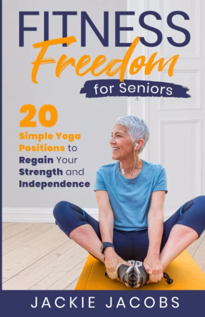br/> Fitness Freedom for Seniors: 20 Simple Yoga Positions to Regain Your Strenghth and Independence của Jackie Jacobs. Có thể thấy người cao tuổi thường bị bỏ qua khi thảo luận về việc tập thể dục. Trong cuốn sách này, Jackie Jacobs đưa ra một số thông tin cơ bản, sau đó đi sâu vào giải thích, kèm ảnh minh họa, về 20 tư thế tập thể dục khác nhau cho người cao tuổi. Kết nối vấn đề sức khỏe với thể trạng của người cao tuổi, cuốn sách cũng mang đến nhiều thông tin có ích cho mọi người: Những lợi ích của việc tập yoga đối với sức khỏe của xương, tinh thần minh mẫn và sức khỏe tổng thể. Ảnh: Amazon.