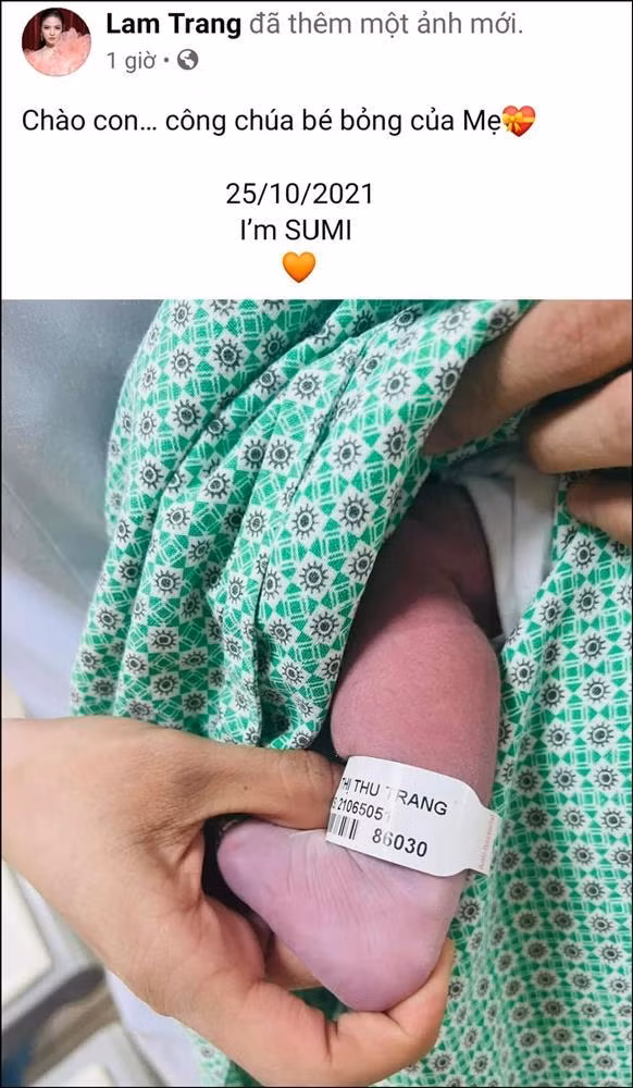 Vo 3 ha sinh con gai, Tu Dua len chuc bo lan 5