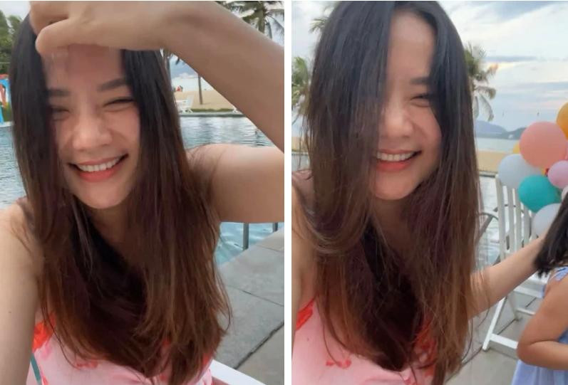 Không tham gia showbiz quá rầm rộ nhưng cái tên Phan Như Thảo vẫn giữ được sức hút trên MXH, một phần đến từ quá trình giảm cân đầy thử thách của cô sau thời gian bị body shaming hậu sinh nở. Mới đây, Phan Như Thảo đã livestream khi tổ chức sinh nhật cho con gái tại một resort sang trọng. Qua camera thường, có thể thấy gương mặt và thân hình của Phan Như Thảo đã mảnh mai đi rất nhiều so với vài tháng trước.