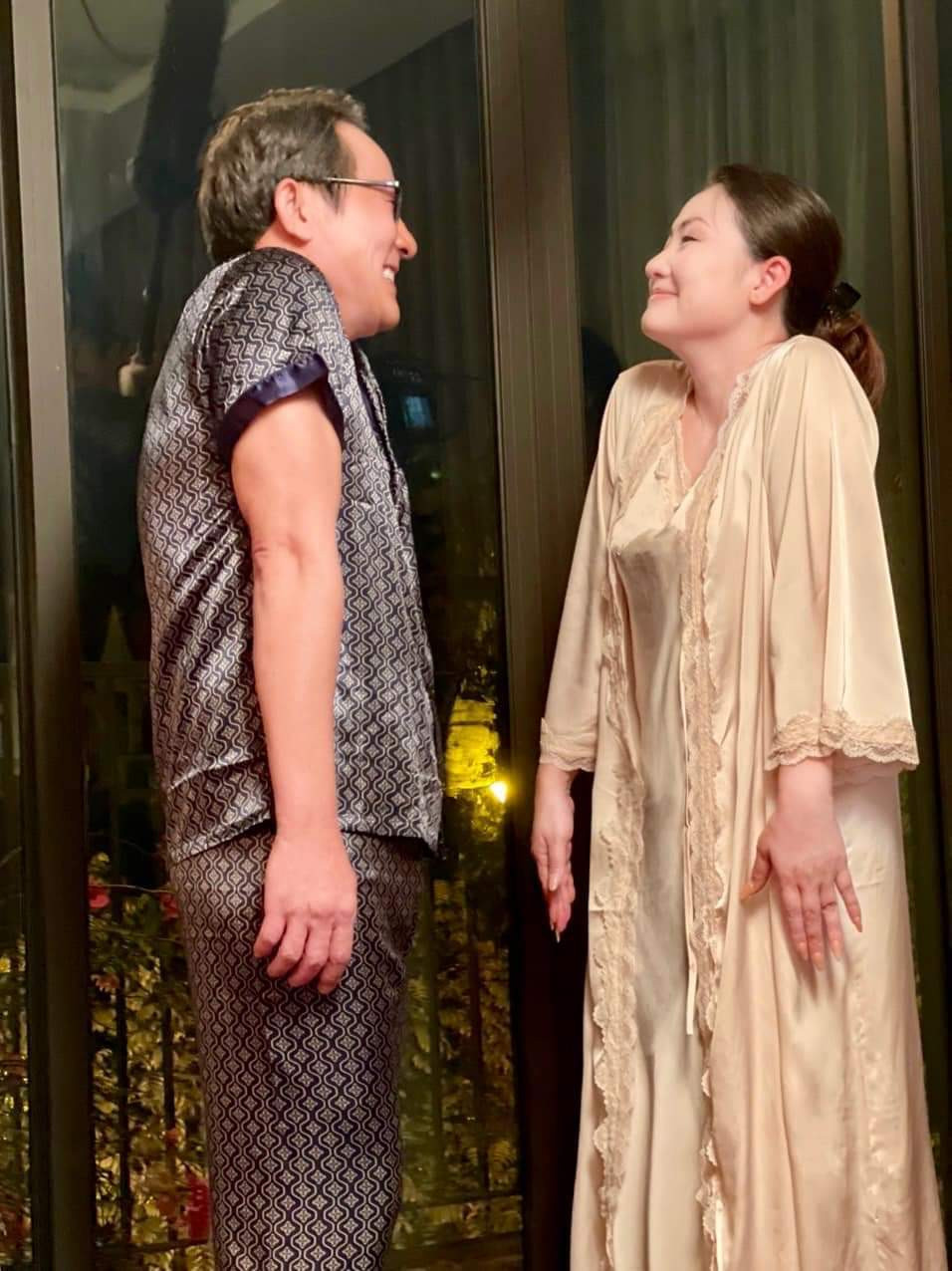 Biểu cảm hài hước, đồng điệu của diễn viên Hoàng Hải, Ngọc Lan.