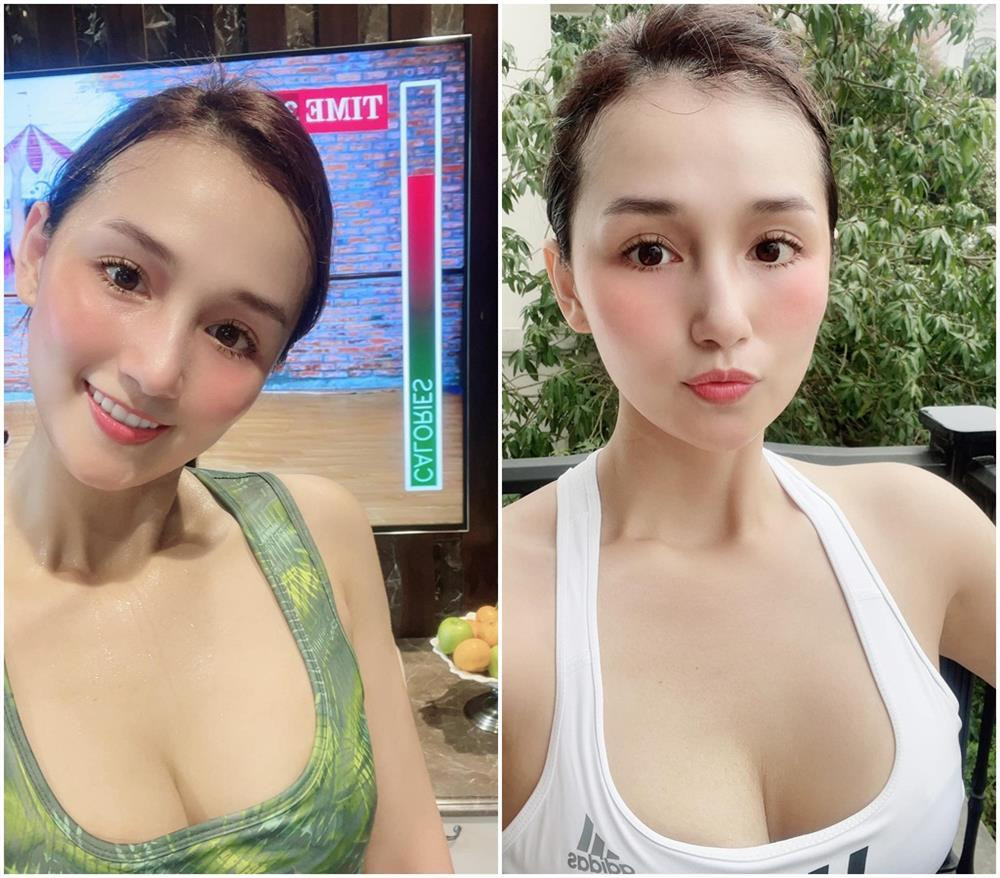 Lã Thanh Huyền ở thời điểm hiện tại với size "gò bồng đảo" cực khủng.