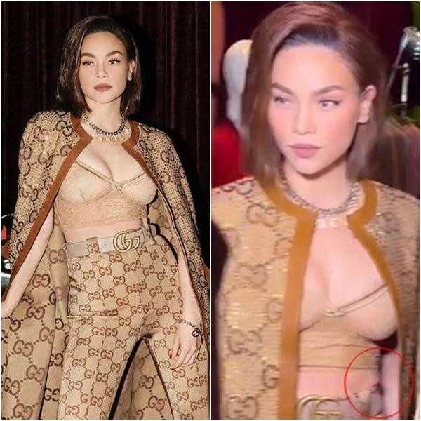 Một người em khác cũng góp công bóc mẽ vòng eo thật của Hà Hồ là Denis Đặng. Chụp chung với Hà Hồ mà khoe luôn cả lằn mỡ mà chị đã cố giấu đi.