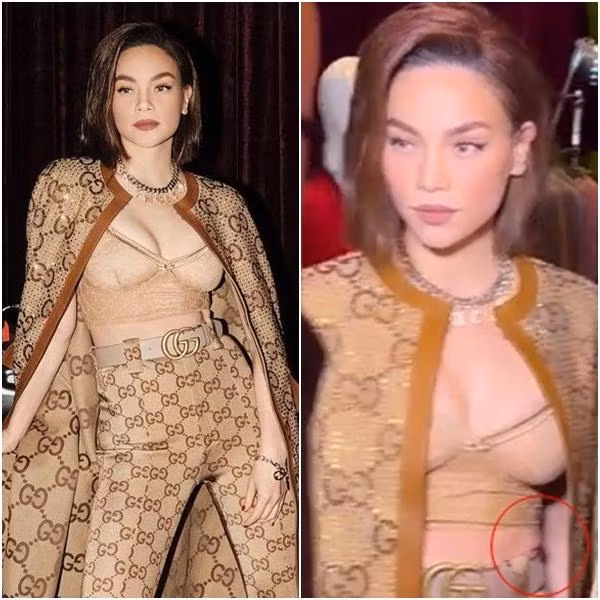 Một người em khác cũng góp công bóc mẽ vòng eo thật của Hà Hồ là Denis Đặng. Chụp chung với Hà Hồ mà khoe luôn cả lằn mỡ mà chị đã cố giấu đi.