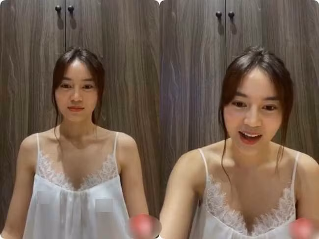 Không váy áo lồng lộn, make up chỉn chu, Ninh Dương Lan Ngọc khoe mặt mộc xinh đẹp khi livestream trò chuyện cùng fan.