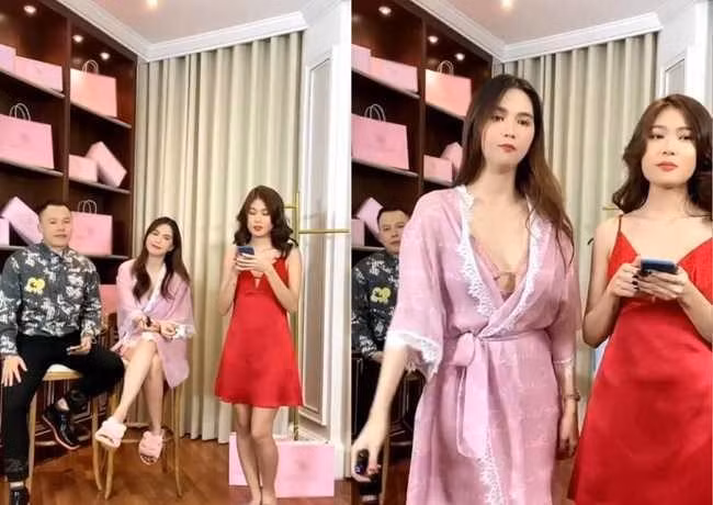 Khác với những video đập hộp tiền tỷ cực chuyên nghiệp trước đó, Ngọc Trinh lại gây tranh cãi khi mặc đồ ngủ hớ hênh trên sóng livestream. Bên cạnh đó, những món đồ cô nàng quảng cáo cũng bị nhận xét kém chất lượng: "Như chơi đồ hàng vậy, chẳng chuyên nghiệp tí nào mặc dù vẫn biết có tiền!”, "Đồ không được đẹp lắm ạ",...