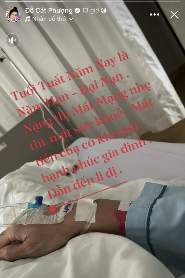 Cat Phuong noi go: “Nang thi mat mang, mat hanh phuc, ly di“