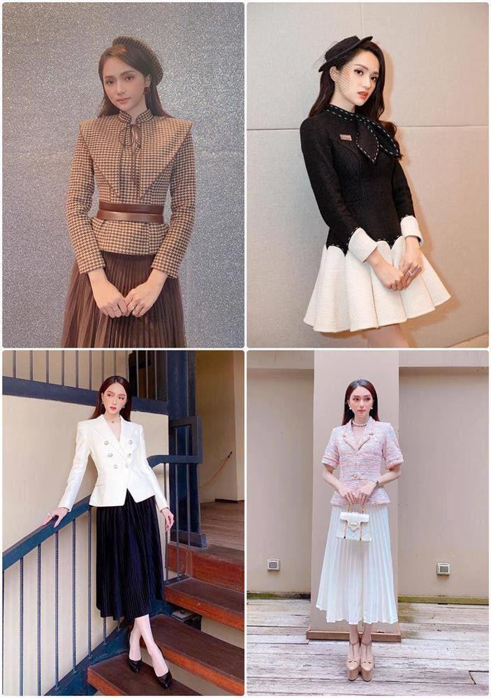 Hoặc xuất hiện với hình ảnh tiểu thư đài các với những trang phục hàng hiệu đắt đỏ.