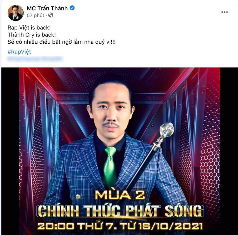 Tran Thanh tung anh Rap Viet, nhieu nguoi tranh thu hoi sao ke-Hinh-2