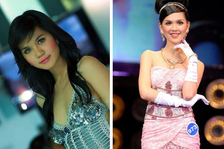 Đem hết tất cả những tông màu nóng lên nhan sắc, gương mặt Ngọc Trinh luôn trong trạng thái đỏ ửng như người gặp cơn dị ứng.