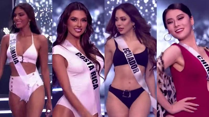 Ngay sau phần hô tên mở màn, các người đẹp bước vào phần thi trình diễn bikini. Là một trong những phần thi được mong chờ nhất, tuy nhiên, dân mạng đều đồng tình cho rằng dàn thí sinh năm nay khá gây thất vọng.