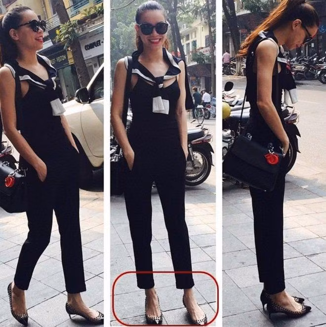 Sở hữu gương mặt xinh đẹp và vóc dáng hoàn hảo nhưng Hà Hồ vẫn lộ khuyết điểm bàn chân bắt đầu có dấu hiệu lão hóa.