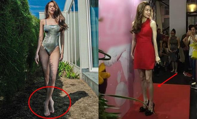 Tuy nhiên, "ngọc nữ" Hà Tăng không phải là mỹ nhân ngoài 30 duy nhất bị soi bàn chân kém sức sống. Hàng loạt cái tên đình đám Vbiz như Hồ Ngọc Hà, Phạm Hương, Ngọc Trinh… đều từng bị gọi tên trong bảng xếp hạng bàn chân “xấu đau xấu đớn”. 