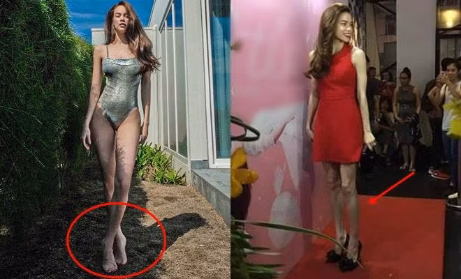 Tuy nhiên, "ngọc nữ" Hà Tăng không phải là mỹ nhân ngoài 30 duy nhất bị soi bàn chân kém sức sống. Hàng loạt cái tên đình đám Vbiz như Hồ Ngọc Hà, Phạm Hương, Ngọc Trinh… đều từng bị gọi tên trong bảng xếp hạng bàn chân “xấu đau xấu đớn”. 