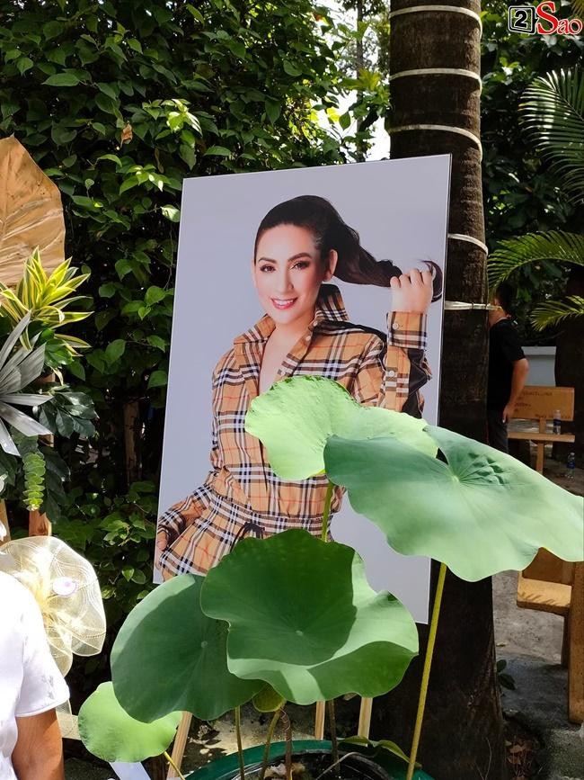 Xung quanh là nhiều hình ảnh đẹp của ca sĩ Phi Nhung lúc sinh thời.