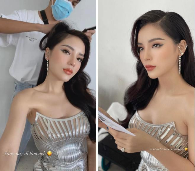 Cho đến hôm nay, Hoa hậu Kỳ Duyên vẫn chưa khẳng định chính thức về thông tin sẽ tham dự Hoa hậu hoàn vũ. Tuy nhiên, theo dõi trên trang cá nhân của cô, có thể thấy cô đang có những bước thay đổi giống hệt với 1 thí sinh đang chuẩn bị chinh chiến đấu trường nhan sắc. Chân dài năng suất "lên đồ" váy vóc xúng xính và make-up cũng hơi hướng beauty queen.