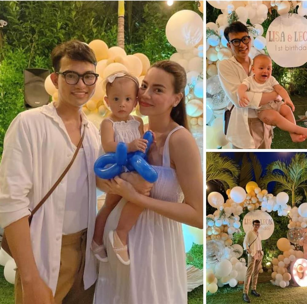 Dù nữ ca sĩ chưa tung bộ ảnh chính thức, song nhiều khách mời đã nhanh chóng "nhá hàng" khoảnh khắc "check-in" bữa tiệc trên trang cá nhân. Qua loạt ảnh, có thể thấy Hồ Ngọc Hà - Kim Lý rất chịu chơi cho ngày đặc biệt của 2 con. Loạt biểu cảm của Lisa - Leon cũng khiến nhiều người thích thú.