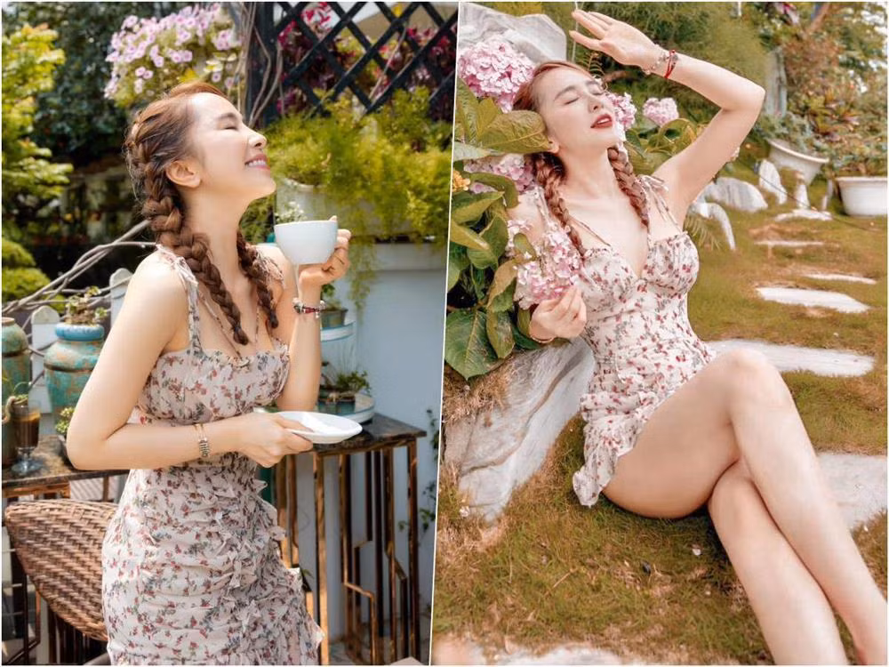 Để nói về phong cách thời trang, khó ai mà không dành lời tán thưởng cho sự biến hoá đa sắc màu của Quỳnh Nga. Cứ mỗi khi đi chơi, gặp gỡ bạn bè và người thân, nữ diễn viên sinh năm 1988 đều khiến dân tình phải ngắm mỏi mắt trước vẻ ngoài lung linh, quyến rũ. Ngay cả tình tin đồn của cô - nam diễn viên Việt Anh cũng phải say đắm và nhiều lần để lại comment bày tỏ sự "mê mệt" dưới loạt ảnh khoe dáng.