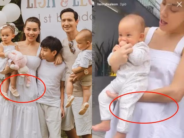 Hồ Ngọc Hà trong tiệc sinh nhật 1 tuổi của Lisa - Leon đã mặc một mẫu váy suông màu trắng, thiết kế có phần "thùng thình" hơn bình thường khiến giọng ca "Em Muốn Anh Đưa Em Về" rơi vào "tầm soi" của netizen. Cụ thể ở một khoảnh khắc bế Leon, phần bụng dưới của cô lộ ra rõ, đi cùng phần váy rộng khiến người xem cảm thấy như cô đang mang thai.