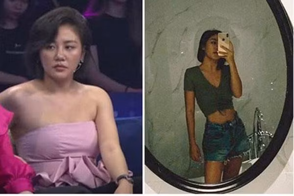 Thay vì eo bánh mì ngồn ngộn, nữ ca sĩ giờ đây chẳng những eo phẳng lại còn lộ xương quai xanh quyến rũ.