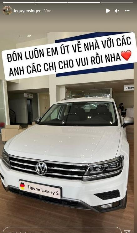 Chiếc xế hộp Volkswagen gần 2 tỷ mà Lệ Quyên mới tậu thêm.
