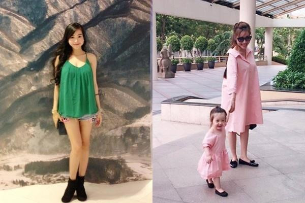 Elly Trần cũng là một trong những mỹ nhân Vbiz giỏi giấu bụng bầu với trang phục có form dáng rộng thùng thình. Chỉ đến khi cô công khai 2 con thì dư luận mới biết người đẹp từng bầu bí.