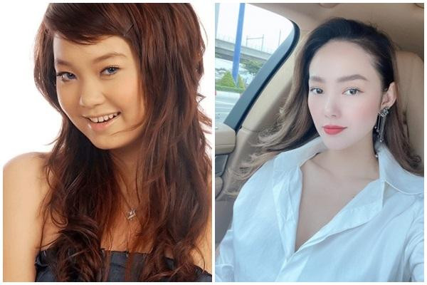 So với hiện tại là sự khác biệt một trời một vực. Cũng vì gương mặt ngày một nhọn hoắt, khác lạ theo thời gian nên cô rất nhiều lần vướng phải tin đồn đã phẫu thuật thẩm mỹ.