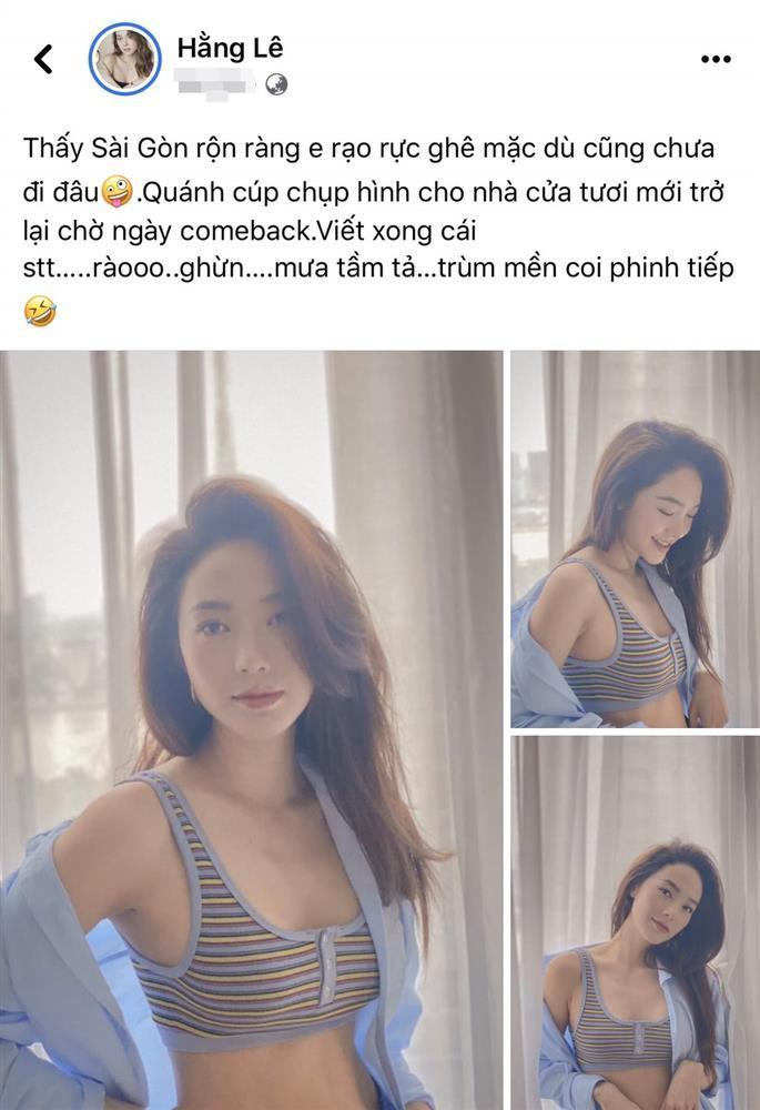 Mới đây trên trang cá nhân, Minh Hằng thu hút sự chú ý lớn khi khoe loạt ảnh xinh lung linh, tạo dáng như "nàng thơ" bên cửa sổ nhà. Người đẹp tranh thủ makeup, "lên đồ" để lấy tinh thần trước khi trở lại với công việc.