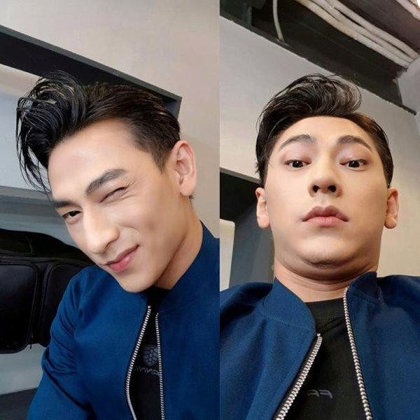 Không chỉ có sao nữ, Isaac cũng thử luôn trend này ngay và luôn. Minh chứng cho thấy sao Việt ai cũng có nọng bự, chỉ là muốn khoe hay không thôi!