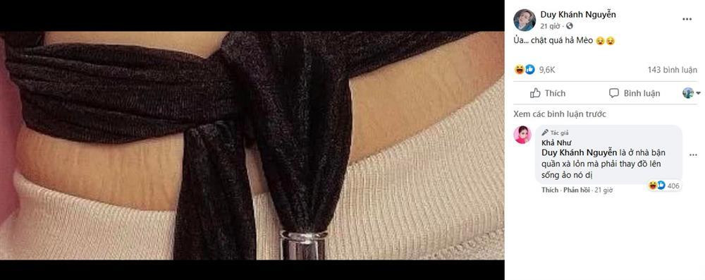 ##ss###style="font-size: 16px;">Thế nhưng thực chất đây chỉ là vết hằn khi cạp quần quá chật để lại trên vòng eo của nữ diễn viên thôi. Một người em có "tâm" khác - Kim Nhã cũng nhanh chóng photoshop lại chiếc eo nuột nà như chưa hề có những "vết rạn". Khả Như cũng lập tức edit bằng tấm hình mà Kim Nhã chỉnh sửa cho bài post hoàn hảo hơn.