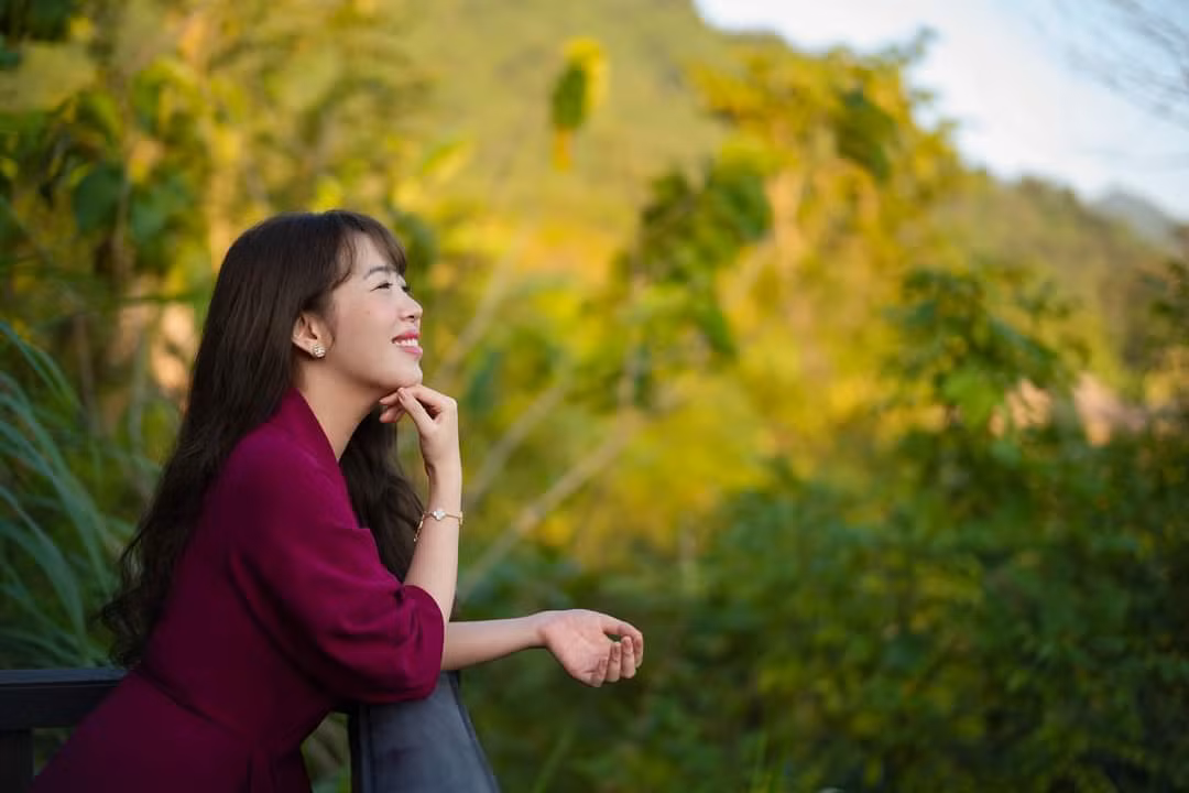 MC Diệp Chi tự thưởng cho mình những ngày nghỉ cuối tuần thảnh thơi.