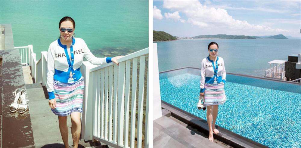 Bộ váy mà Di Băng, Lệ Quyên và vợ Minh Nhựa mặc cũng khiến dân tình nhớ ngay đến tay chơi hàng hiệu sành sỏi Phượng Chanel.